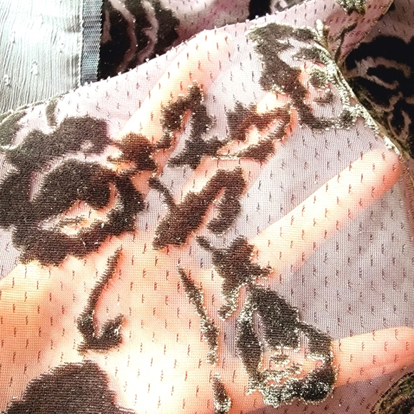 NBW Free People Stunning Boho Style Charcoal Midi Dress - Picture 10 of 12